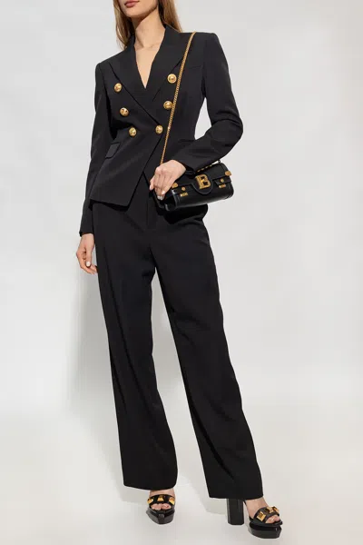 Balmain Wool Blazer In Black