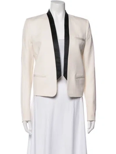 Pre-owned Balmain Wool Blazer In Black/neutrals