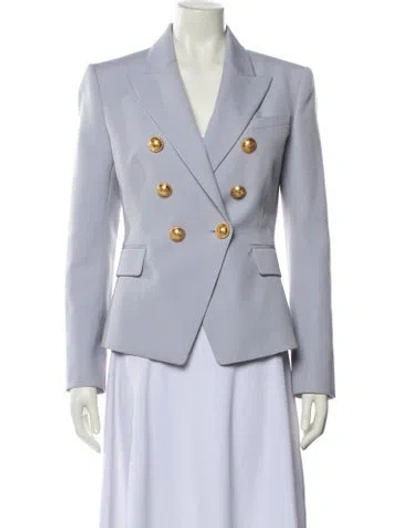 Pre-owned Balmain Wool Blazer In Blue