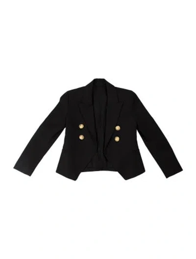Pre-owned Balmain Wool Blazer In Blue
