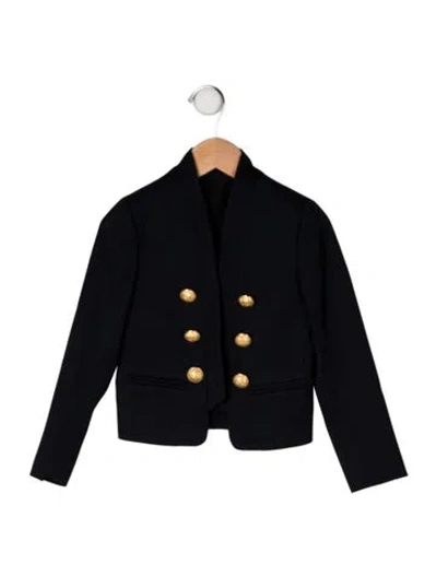 Pre-owned Balmain Babies' Wool Blazer In Blue