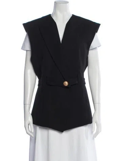 Pre-owned Balmain Wool Blazer In Blue