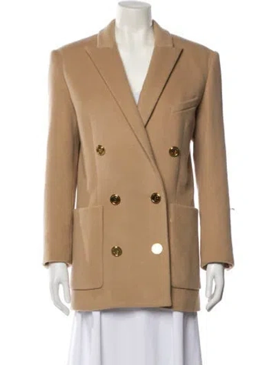 Pre-owned Balmain Wool Blazer In Brown