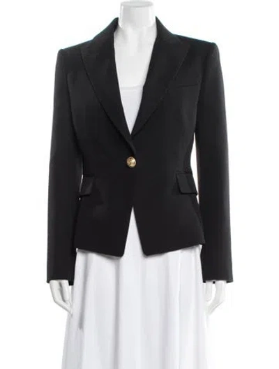 Pre-owned Balmain Wool Blazer In Gray