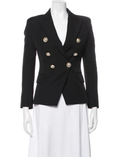 Pre-owned Balmain Wool Blazer In Grey