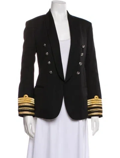 Pre-owned Balmain Wool Blazer In Multi