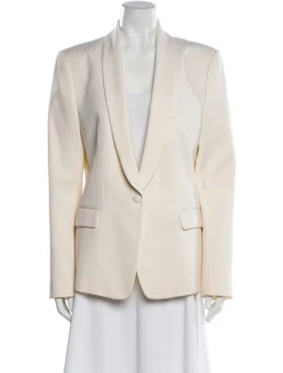 Pre-owned Balmain Wool Blazer In Neutral