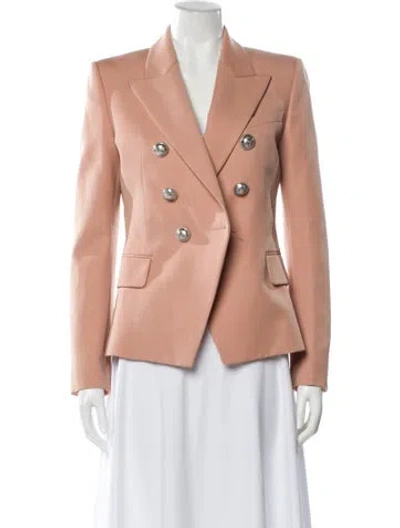 Pre-owned Balmain Wool Blazer In Neutral