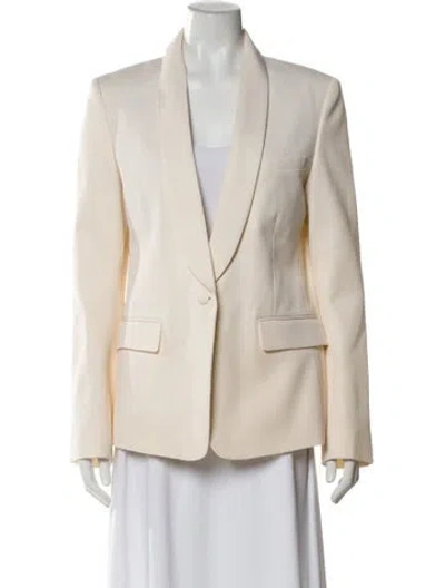 Pre-owned Balmain Wool Blazer In Neutral