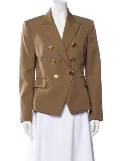 Pre-owned Balmain Wool Blazer In Neutral