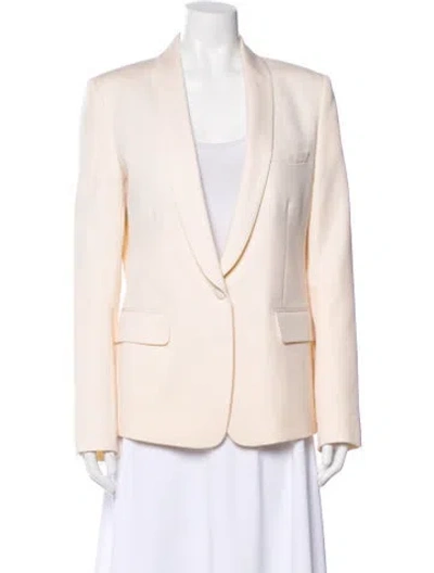 Pre-owned Balmain Wool Blazer In Neutral