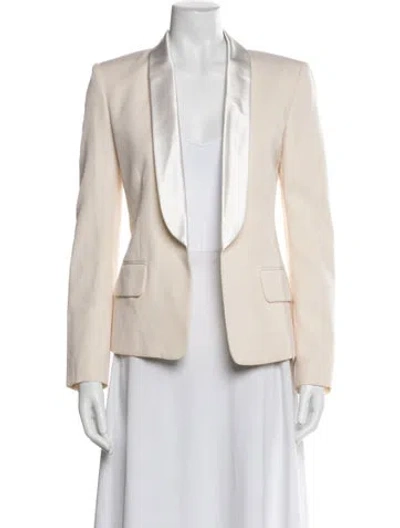 Pre-owned Balmain Wool Blazer In Neutral