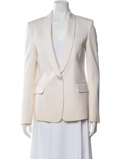 Pre-owned Balmain Wool Blazer In Neutral