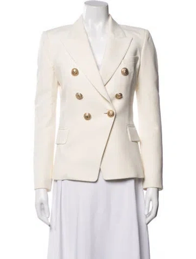 Pre-owned Balmain Wool Blazer In Neutrals