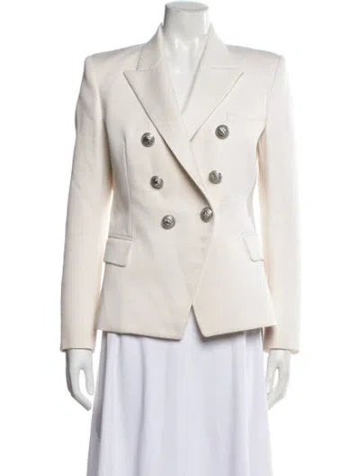 Pre-owned Balmain Wool Blazer In Neutrals