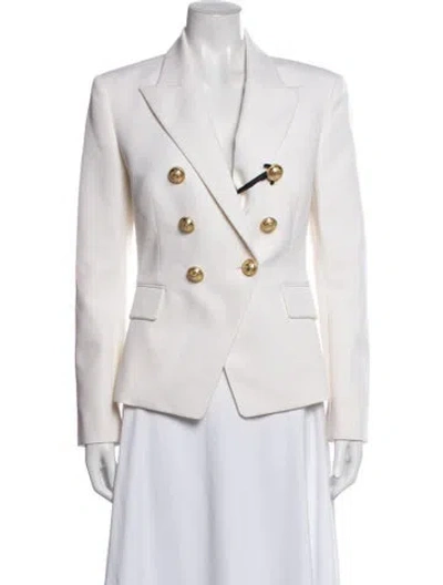 Pre-owned Balmain Wool Blazer In Neutrals