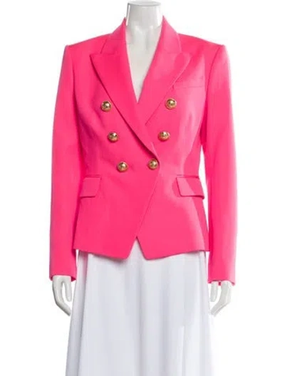 Pre-owned Balmain Wool Blazer In Pink