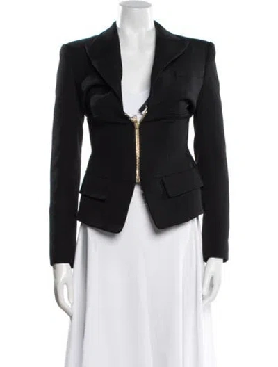 Pre-owned Balmain Wool Blazer W/ Tags In Black