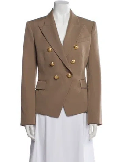 Pre-owned Balmain Wool Blazer W/ Tags In Brown