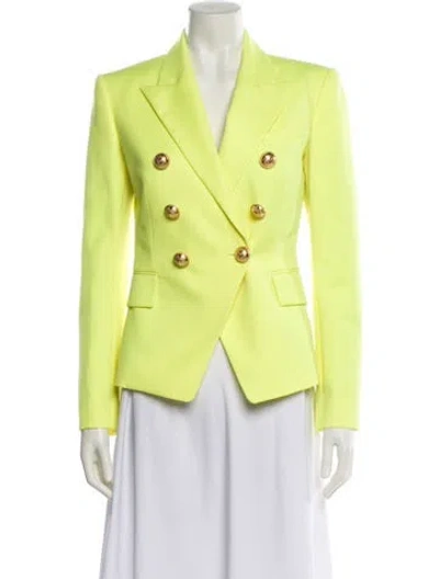 Pre-owned Balmain Wool Blazer W/ Tags In Green