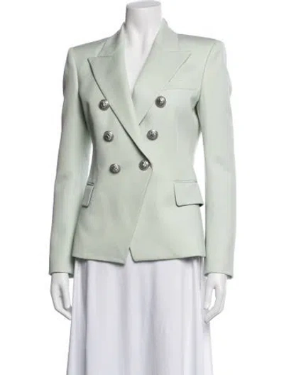 Pre-owned Balmain Wool Blazer W/ Tags In Green