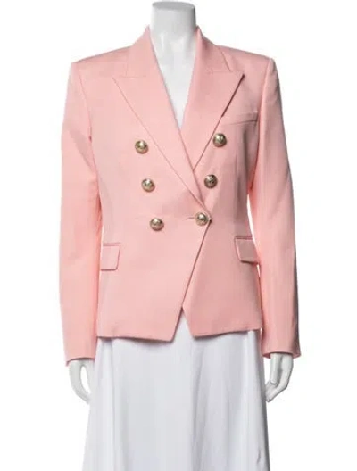 Pre-owned Balmain Wool Blazer W/ Tags In Pink
