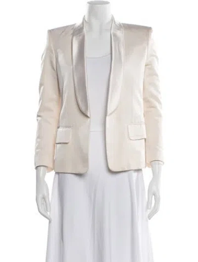 Pre-owned Balmain Wool Blazer In White