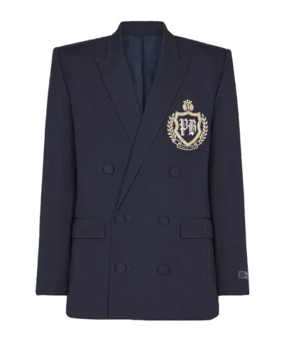 BALMAIN BALMAIN PATCH EMBELLISHED BLAZER