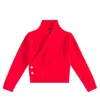 Balmain Wool-blend Sweater In Red