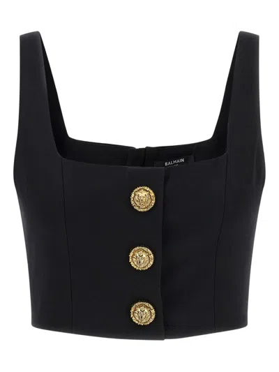 BALMAIN Balmain Wool Brassiere Top