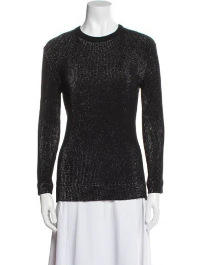 Pre-owned Balmain Wool Crew Neck Sweater In Multi