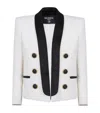 Balmain Long-sleeved Casual Jacket In White