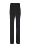 Balmain Navy Blue Twill Pant In Blue