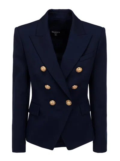BALMAIN BLAZER - AZUL OSCURO