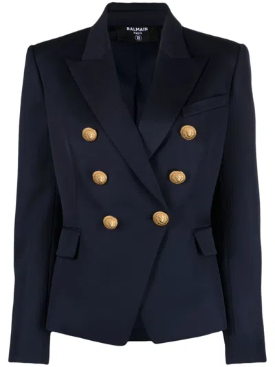 BALMAIN WOOL DOUBLE-BREASTED JACKET