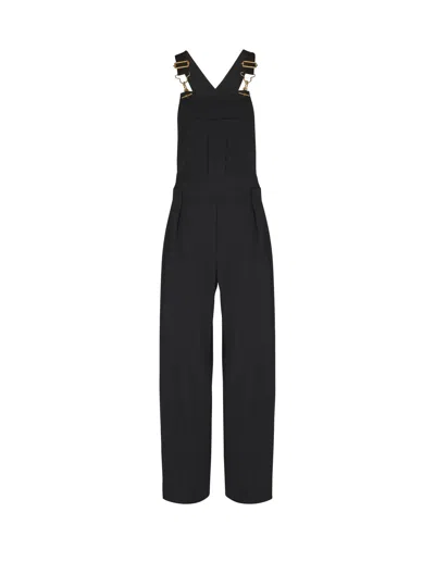 Balmain Jumpsuit Mit T-verschluss In Black