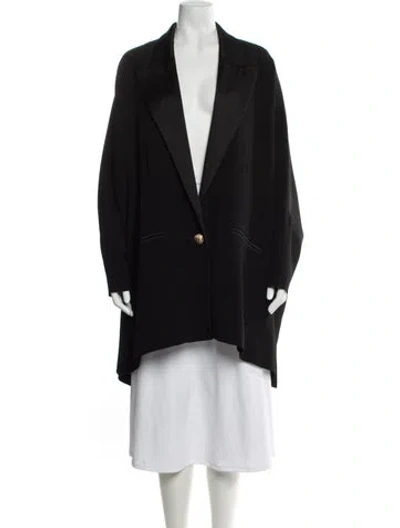 Pre-owned Balmain Wool Jacket In Black