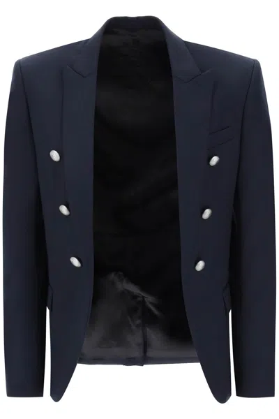 BALMAIN WOOL JACKET WITH ORNAMENTAL BUTTONS