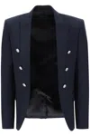 BALMAIN WOOL JACKET WITH ORNAMENTAL BUTTONS