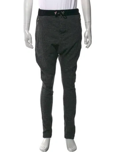 Pre-owned Balmain Wool Joggers In Black