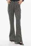 Balmain Wool Low-rise Flared Pants