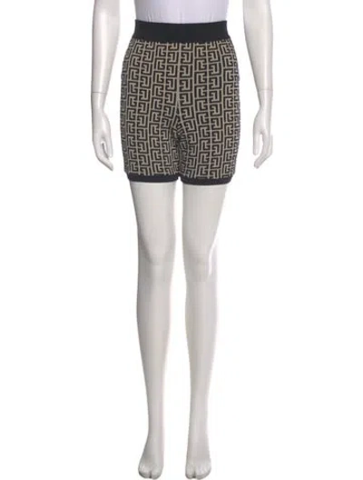 Pre-owned Balmain Wool Mini Shorts