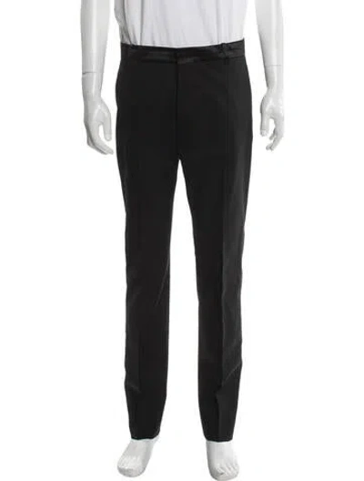 Pre-owned Balmain Wool Pants In Black