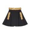 Balmain Wool Pleated Mini Skirt