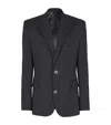 Balmain Tailored 2-button Wool Jacket For Men In Black