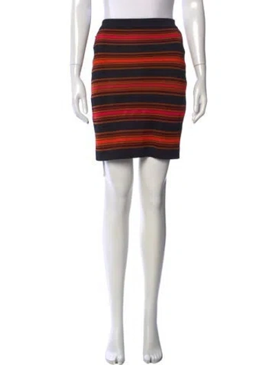 Pre-owned Balmain Wool Skirt In Black