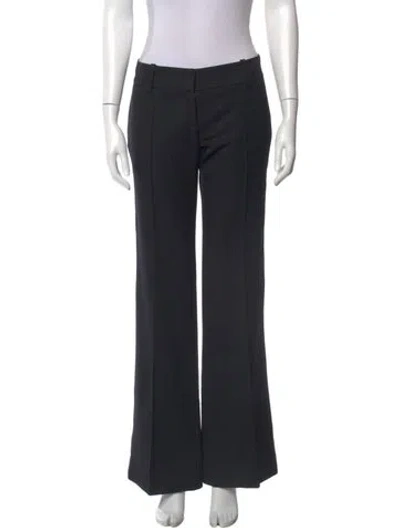 Pre-owned Balmain Wool Straight Leg Pants In Multi