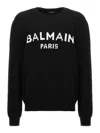 Balmain Jacquard Logo Sweater In White