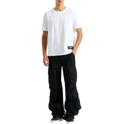 Balmain Wool Twill Cargo Pants In Multi
