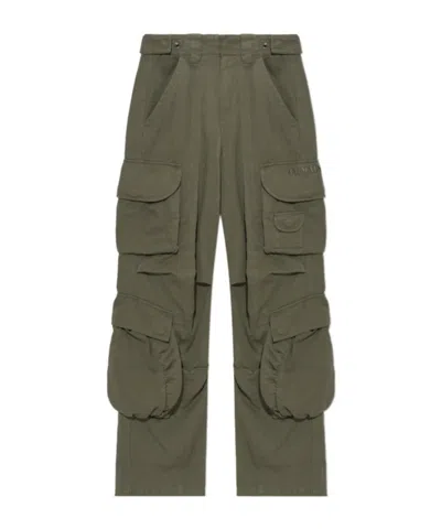 Balmain Work Casual Pants In Green